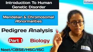 Introduction To Human Genetic Disorder  Mendelian amp Chromosomal Abnormalities  Pedigree Analysis [upl. by Mia]