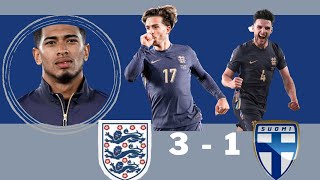 🔥 ¡Inglaterra aplasta a Finlandia 31 Grealish AlexanderArnold y Rice nationsleague [upl. by Emmuela]