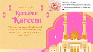 Ramadan Kareem and top 2 tips of what to do in Ramadan [upl. by Emanuela]