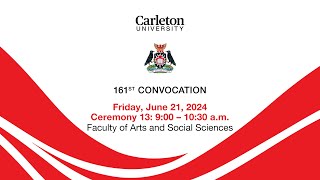 2024 06 21 Carleton University 161st Convocation Ceremony 13  900am [upl. by Munson]