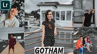 Lightroom Mobile Presets Free DNG  Black and Grey Tone Preset  GOTHAM PRESET 2019 [upl. by Anoiek126]