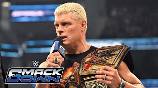 Cody Rhodes demands Kevin Owens get the beatdown he deserves SmackDown highlights Nov 15 2024 [upl. by Quickel]