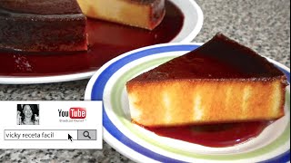 FLAN NAPOLITANO  Vicky Receta Facil [upl. by Tillie]