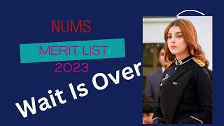 NUMS Merit List 202324 Wait is over 🎉 [upl. by Orms]