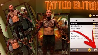 NEW NBA 2K22 FREE UNLIMITED TATTOO GLITCH HOW TO GET ALL TATTOOS FOR FREE CURRENTampNEXT GEN [upl. by Prospero]