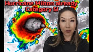 Hurricane Milton Weird Behavior Before Florida Landfall [upl. by Beaufort999]