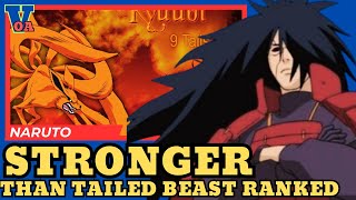 Top 5 Characters Stronger Than Tailed Beast Ranked [upl. by Nylanej]