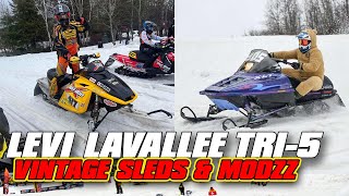 DO OLD SLEDS WATERSKIP  LEVI LAVALLEE TRI5  DITCHBANGERS [upl. by Renae]