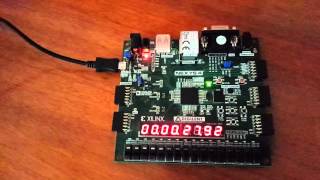 Cronometro en VHDL usando placa NEXYS 4 [upl. by Ramuk]