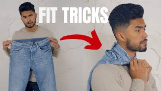 7 Hacks to Know If Clothing Fits Just RIGHT  quotFITquot Tricks Men MUST Know [upl. by Scever]