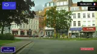 Driving through Lille France from LilleCentre to Lille Fives 18082015 Timelapse x4 [upl. by Cross]