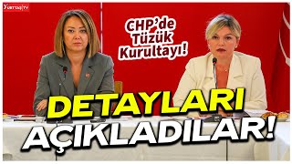 Selin Sayek Böke ve Gül Çiftçi Binici CHP Tüzük Kurultayı ile ilgili açıklama yaptı [upl. by Rendrag]