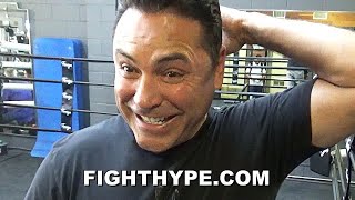 OSCAR DE LA HOYA REACTS TO ANDERSON SILVA BEATING CHAVEZ JR amp CLARESSA SHIELDS quotBALLSquot TO DO MMA [upl. by Ahrendt995]