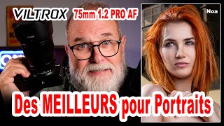 Essai Objectif Viltrox 75mm 12 PRO AF Parmi les meilleurs pour le Portrait  EN FRANÇAIS [upl. by Enelyam]