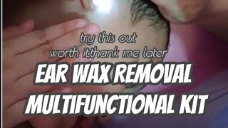 Ear wax removal kit multifunctional available in SHOPEE and LAZADA sa Pinas Amazon and Walmart [upl. by Nerita]