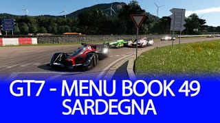 Menu Book 49 X2019 Nations Cup  Sardegna Guide  Gran Turismo GT7 Update 140 [upl. by Aivatahs]