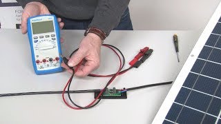 Solarmodul Leerlaufspannung amp Kurzschlußstrom messen [upl. by Ajssatsan]