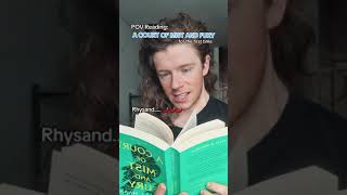 Pov Reading A Court of Thorns and Roses shorts comedy youtubeshorts [upl. by Ellerrad]