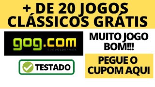 de 20 JOGOS CLAÌSSICOS GRATUITOS FREE GOG GAMES GOG JOGOS GRATIS GRATUITOS GALAXY GOGCOM PC GAMES [upl. by Elamef]