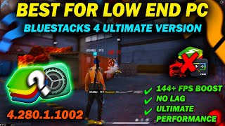 BLUESTACKS 428011002 FREE FIRE PC  SECRET BLUESTACK EMULATOR VERSION FOR LOW END PC FREE FIRE 🎯💀 [upl. by Ennovart]