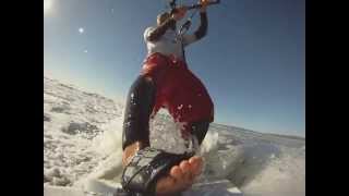 December 2009 Oceano Beach Kiteboarding with XtremeBigAircom [upl. by Enilarak153]