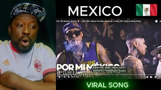 Por Mi Mexico Remix 🇲🇽  Lefty SM Santa Fe Klan Dharius CKan MC Davo amp Neto Peña REACTION [upl. by Everrs458]