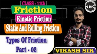 friction part02 Understanding Static Kinetic Rolling and Fluid [upl. by Enirac]