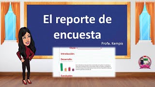 El reporte de encuesta ¿Qué es ¿Cómo se elabora Tipos de nexos y gráficas [upl. by Fitzger]