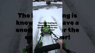 Snowblower changes the game [upl. by Leirza]