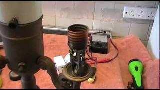 How to rewire a vintage Torchiere 3 way floor standing lamp [upl. by Marcelle]