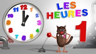 Foufou  Apprendre aux enfants à lire lheure Learn to read a clock for Kids Toddlers  Serie 01 [upl. by Harima980]