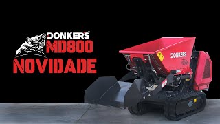 Mini Dumper de Rastos Donkers MD 800kg [upl. by Murage]