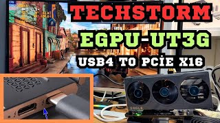 BİLGİSAYARINIZA HARİCİ EKRAN KARTI BAĞLAYIN PC veya MAC  Techstorm eGPU ThunderboltUSB 40 [upl. by Ordisy]