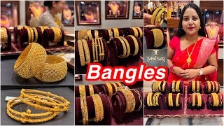 Beautiful puja special gold bangle collections from Tanishq  Traditional gold Bangles  Bangles [upl. by Torray]