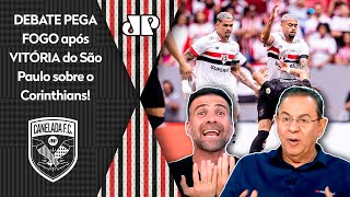 quotISSO É INACREDITÁVEL Gente o São Paulo COM 2 A MAIS contra o Corinthiansquot DEBATE PEGA FOGO [upl. by Harat]