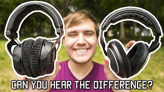 Open  Closed Back Headphones Audio Comparison [upl. by Gilman]