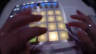 SKRILLEX  RAGGA BOMB WITH RAGGA TWINS maschine live [upl. by Yrrej700]