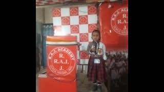 RAJ Academy Gokul nagar obri barabanki school program 🇮🇳2 [upl. by Eirahcaz]