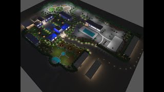 Dialux Evo 121Farm Lighting Design [upl. by Adnorahc]