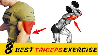 Build TRICEPS at home  TRICEPS workout at home l build TRICEPS at home and gym with dumbbell [upl. by Nessie632]