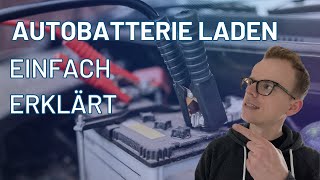 Autobatterie laden Schritt für Schritt Anleitung zum richtigen Anschließen des Ladegeräts [upl. by Asa]