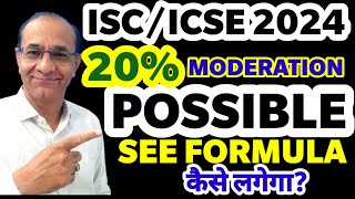 ISCICSE Results 202420Modration formulaCalculate your marks after moderation See in detail [upl. by Claud]