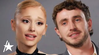 Ariana Grande amp Paul Mescal Gush Over Glicked Joke About Insufferable Press Tour [upl. by Asnarepse548]