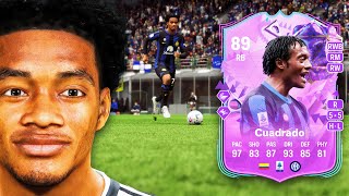 89 ULTIMATE BIRTHDAY JUAN CUADRADO SBC PLAYER REVIEW  EA FC 24 ULTIMATE TEAM [upl. by Hayashi]