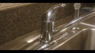 How to Repair American Standard Cadet Series Kitchen Faucet Leaking at Base [upl. by Nniw]