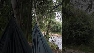 hammocklife hammocks soundofnature soundofriver [upl. by Einatsed]