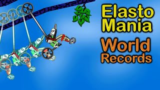 Elasto Mania Done Quick 2023 ALL WORLD RECORDS [upl. by Aisad]