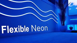 Flexible Neon Tube  Review Installation Best WLED Animations  LED Neon Strip Lights [upl. by Drarehs197]