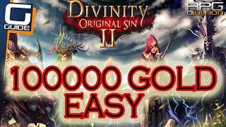 DIVINITY ORIGINAL SIN 2  Easy 100k Gold [upl. by Eelam574]