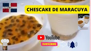 CHEESECAKE de MARACUYA pocosingredientes cocinandoconyoka [upl. by Eeruhs]